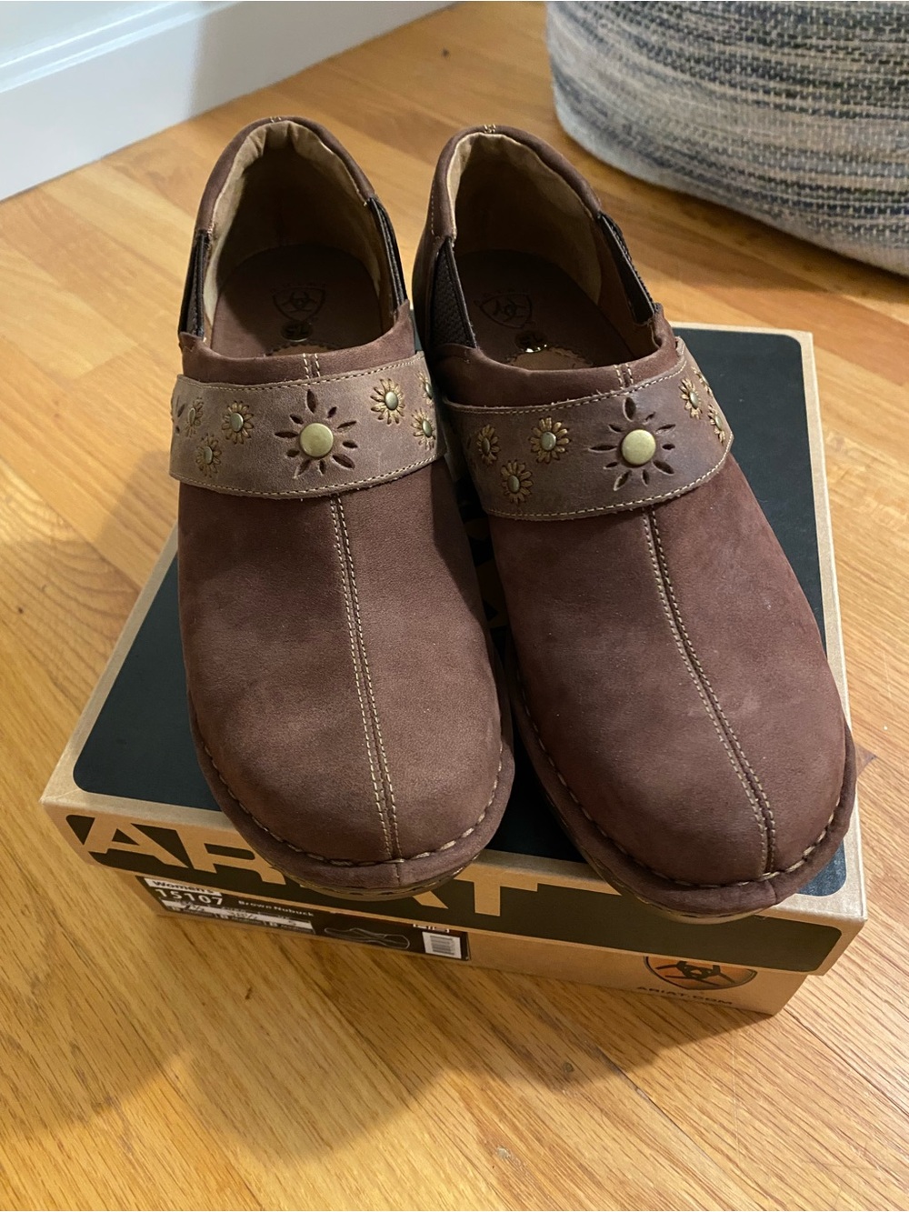 Ariat Westlake Clog Brown Nubuck Clogs US 71⁄2 Like New